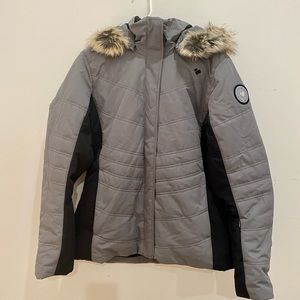 Obermeyer Gray/Black Women’s Ski/Snowboard Jacket